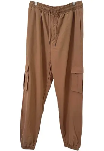 Noisy May NWD Brown Pull On Cargo Joggers Women’s Size Medium Casual Pants