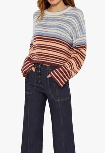 Cinq à Sept NWT CINQ A SEPT Malia Striped Oversized Pullover Sweater XL