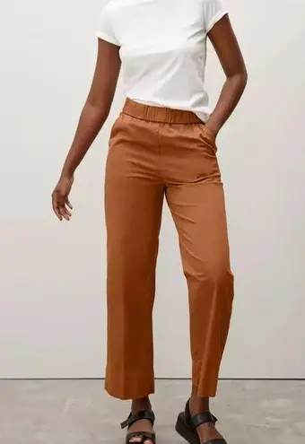 Everlane  Fall Orange Pull On Wide Leg Pants