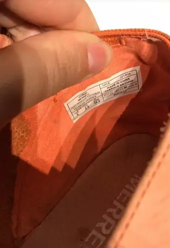 Merrell Mimix Slip On Laser Perforated Cutoffs Ballet Flats Coral Peach