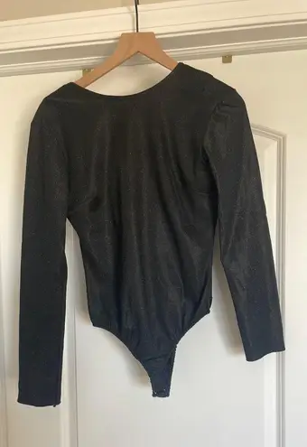 Sparkly Black Body Suit Size M