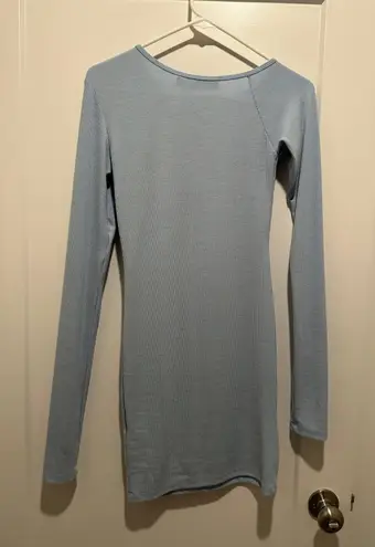 Princess Polly Blue Long Sleeve Dress