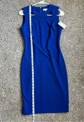 Calvin Klein  Blue Formal Mini Dress Wedding Guest 2 NWT