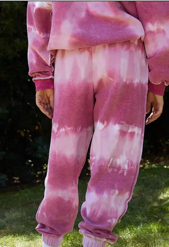 PacSun tie dye pink sweat pants