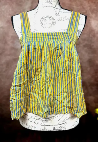 Natalie Martin Jasmine Top Painted Stripe Dandelion XS