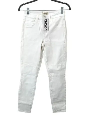 L'Agence  High Rise Margot Jean in Blanc‎ NWT Sz 25