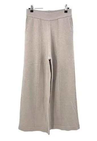 Nap Pants Womens OS Wool Flared Wide Leg Pink Pull On Elastic Waist Knit Size undefined