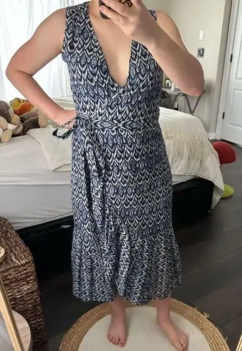 margaret o'leary Margaret O’Leary Women’s Extra Small Patterned Wrap Dress