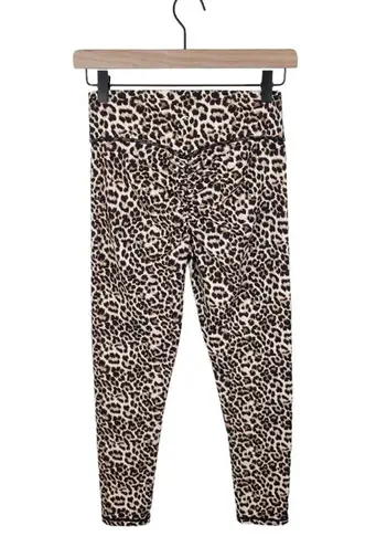 Zyia Active Leopard Print Brilliant Scrunchy What Hi-Rise 7/8 Leggings Size 6-8