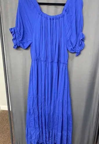 Love by Design Lulu Off the Shoulder Maxi Dress NWT- size 3X Missing Tie (b23)