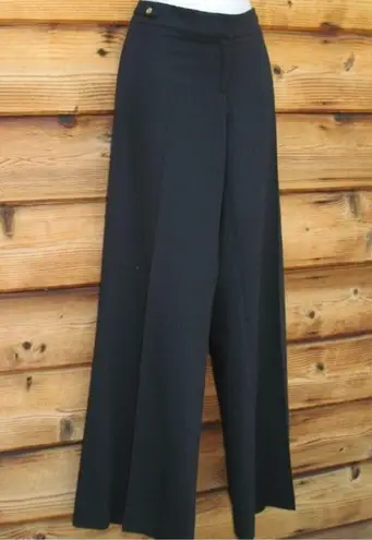 Cache  Black Extra Wide Flare Leg Pants