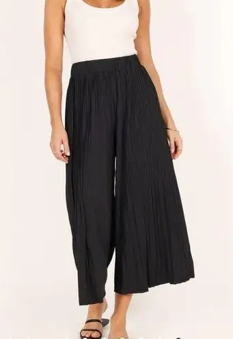 Petal and Pup NWOT Cher black wide leg linen pants XS
