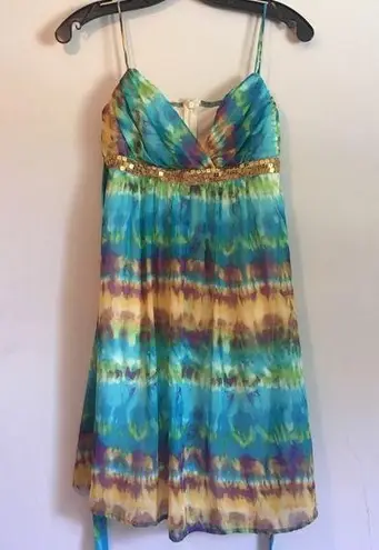 Love Tease Colorful Mini Dress