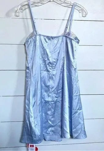 Cider Satin Sweetheart Baby Doll Rainbow Lace Trim Mini Dress Size M NWT