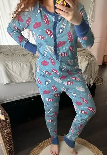 Munki Munki Nite Nite Women’s Small Mittens One Piece Pajama