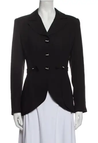 Alberto Makali Button Blazer in Black Size 4