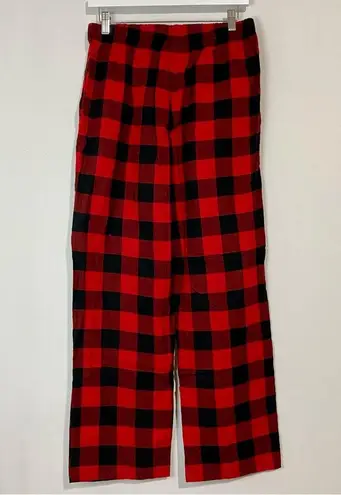 Stars Above Women’s Casual Buffalo Plaid Pajama Pants Red & Black Size XS NWT