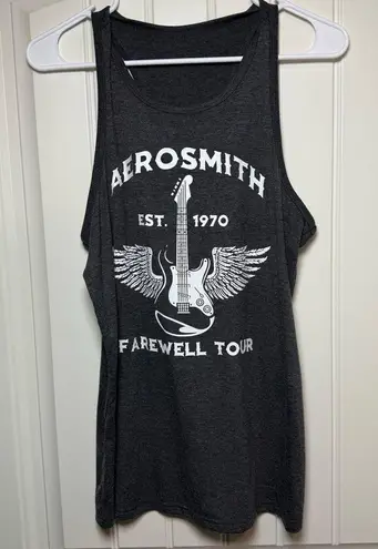 Black Tank Top with Vintage Graphic Design and Graphic T Shirt Med