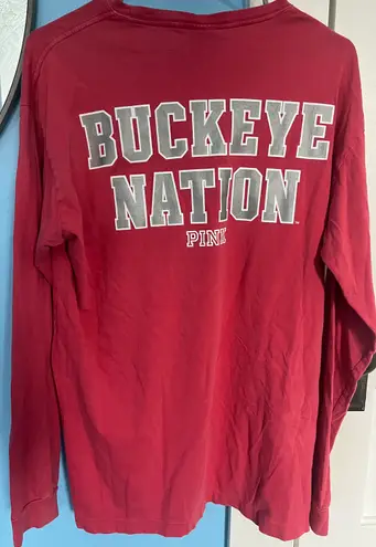 PINK - Victoria's Secret Long Sleeve Ohio State Tee