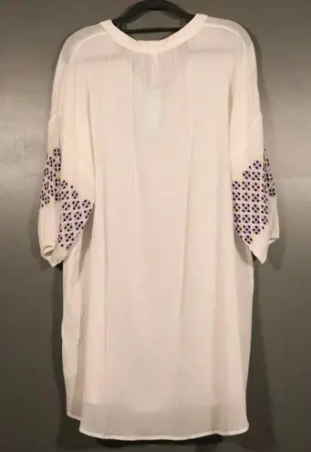 Seafolly NWT New Folk Embroidery Sleeve Dress