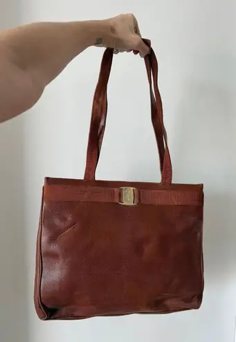 Salvatore Ferragamo vintage leather Tote