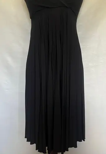 Y2K DJ Summers Babydoll Pleated Dress Sz S Party Whimsigoth Goth Glam Coquette Black