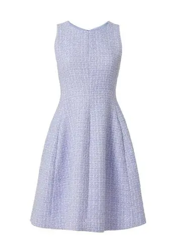 Emporio Armani Sleevless Baby Blue Tweed Dress size 40