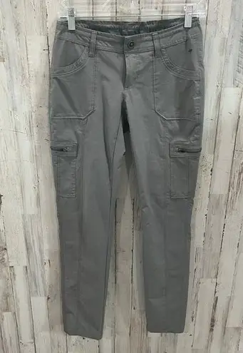Kuhl Womens Horizn 6276 SKINNY Gray Hiking Outdoors Cargo Pants Stretch 2