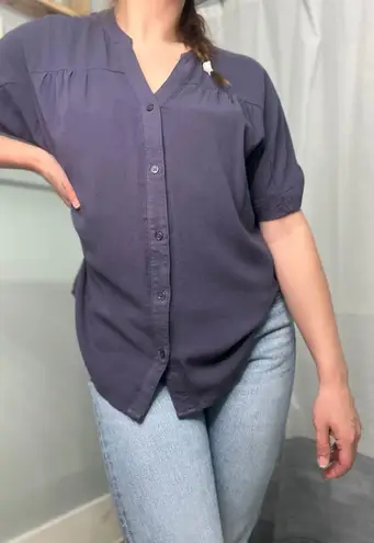 Market & Spruce blue top