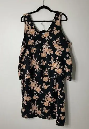 Pact 2 piece set Luxe Jersey Elevated Tank Top + Skirt in Twilight Floral XXXL