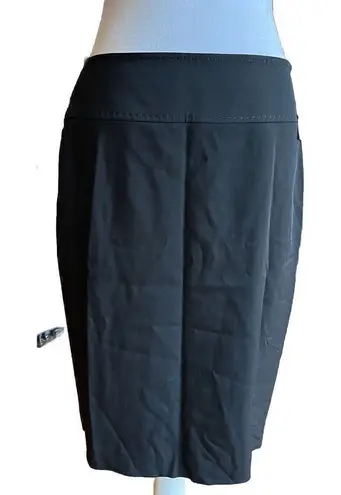 Tahari Elie Skirt Black Size 6 Side Zip