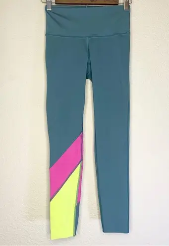 Cotopaxi Neon Color block Mariposa Tights Leggings Size XS