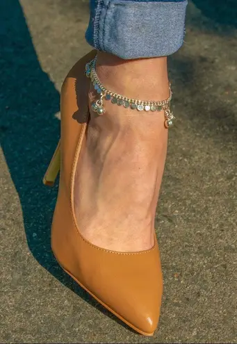 Dubai Jingle Round Disco Charm Hook Eye Anklet