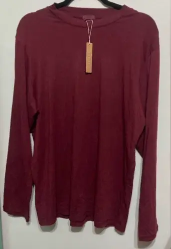 SKIMS EXCLUSIVE Long Sleeve Boyfriend T-Shirt M