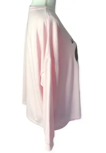 The Office Pam & Jim PB & J Pink Pullover Fleece Pajama Sweatshirt Size L