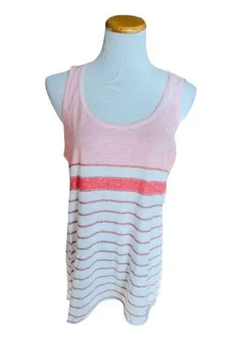 Nordstrom Womens  Rack H.I.P. Striped Burnout Tank Top - Sz XL