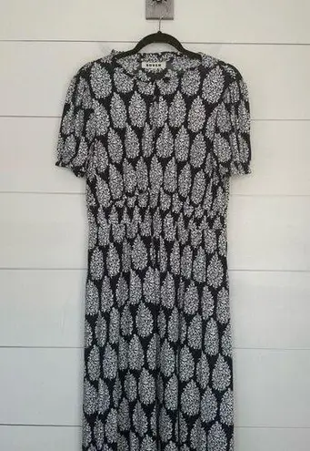 Boden Women’s 8R Blue Patterned Midi Dress Size 8