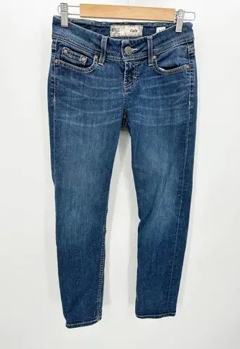 BKE Denim Kate Straight Leg Dark Wash Blue Denim Jeans Women's Size 25 x 29.5