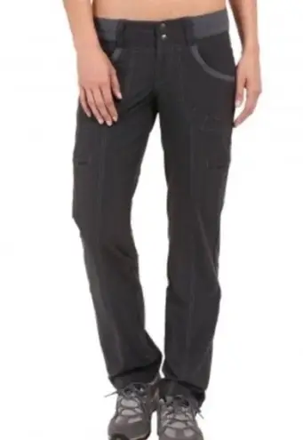 Kuhl Durango Hiking Cargo Pants Sz. 8 Gray Cinched Leg Drawstring Waist Outdoors