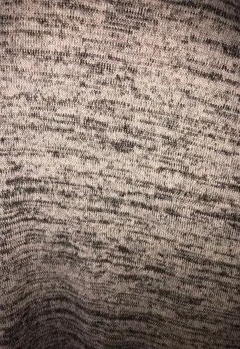 LOGO By Lori Goldstein Logo Lori Goldstein Size M Zip Front Cardigan Tunic Shacket Mixed Media Beige