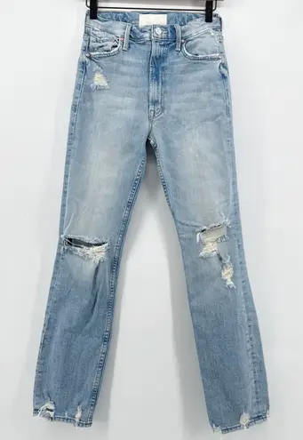 MOTHER Denim NWOT MOTHER SUPERIOR High Waisted Rider Skimp The Confession Distressed Jeans 26