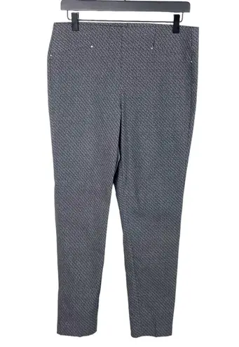 Rafaella Comfort Fit Pull-On Slim Ankle Stretch Dress Pants Grey Women's Size 10