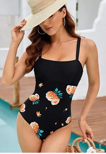 MOLYBELL Wome's Push up Padded Monokini,Tummy Control Adjustable Conservative Multiple Size M