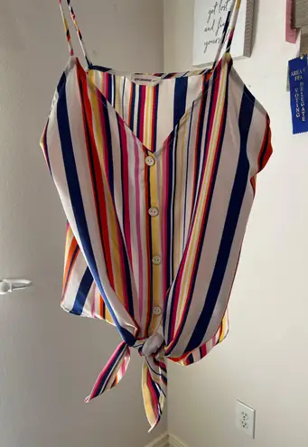 ee:some Boutique Multicolored Striped Tank