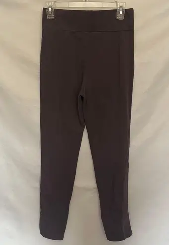 LOGO By Lori Goldstein Leggings Womens Pants Size XS Gray Side Panel Stripe