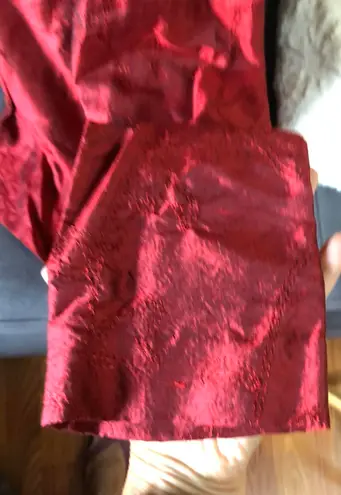 Jaclyn Smith Classic Red Button Down Shirt Medium