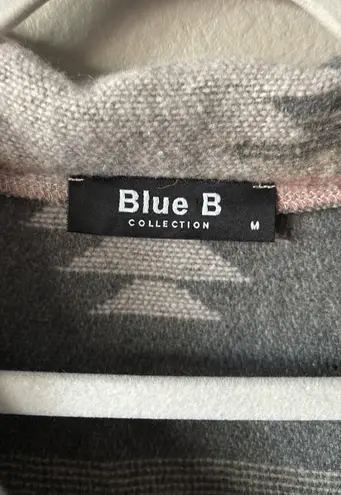 Boutique Blue B Collection Oversized Aztec Shacket