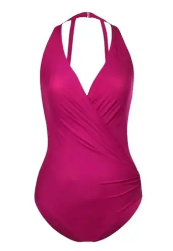 MiracleSuit NWT Tummy Control Rock Solid Wrapsody One Piece Swimsuit Size 16