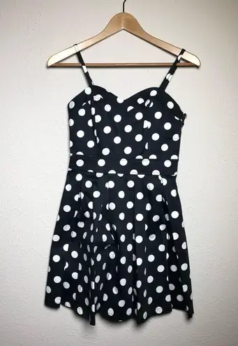 Marilyn Monroe  Black/White Polka Dot A Line Dress