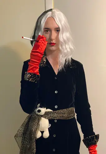 Harold’s Cruella de Vil Costume